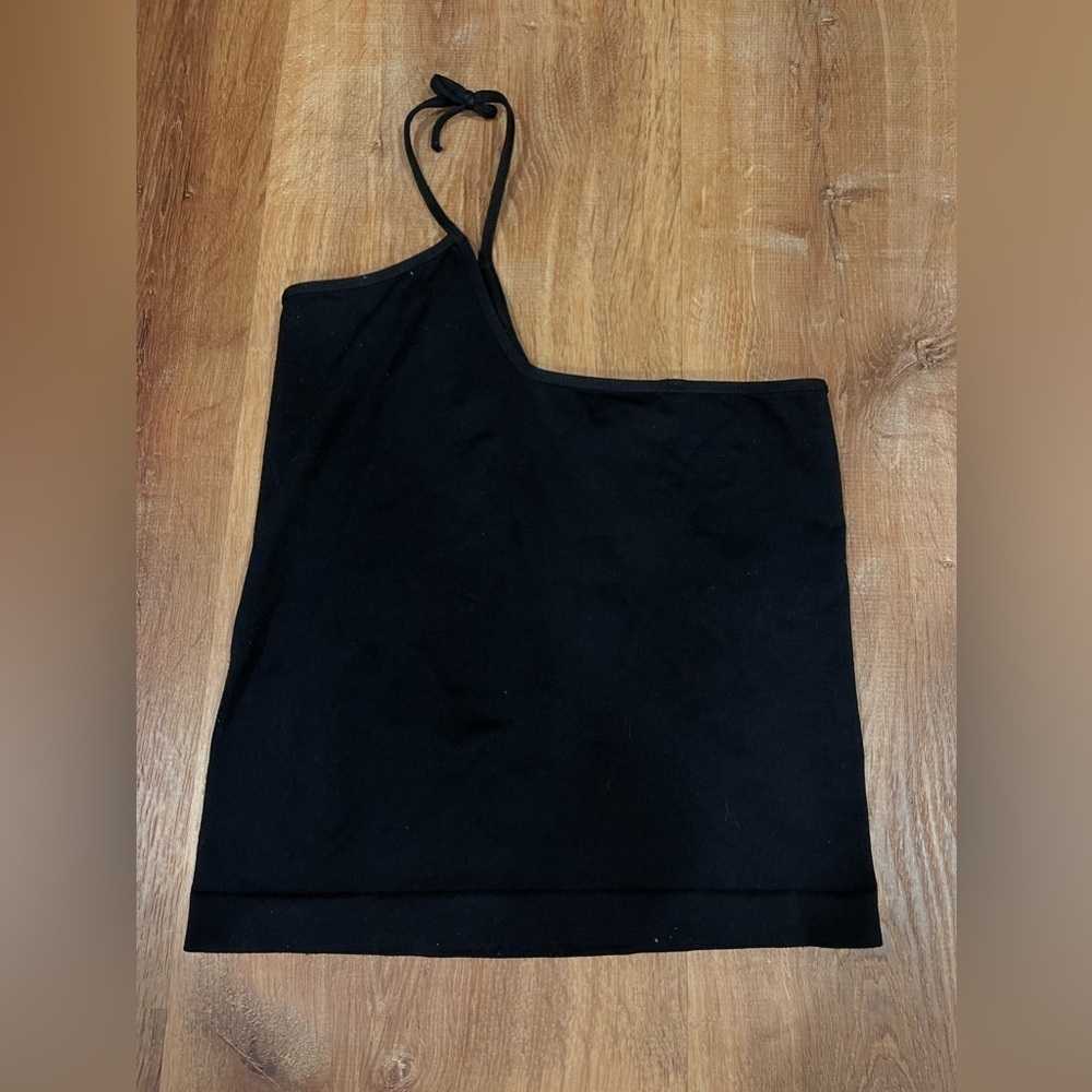 Black one shoulder top​​​​​​​​